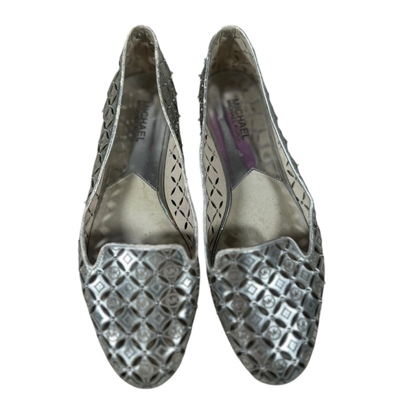 Michael Kors Shoes - Michael Kors Women’s Ballet Flats Metallic Silver Size 8.5